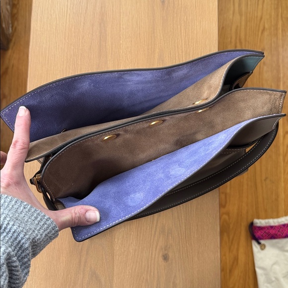 Tory Burch Lee Radziwill Double Bag in Clamshell - Picture 11 of 15